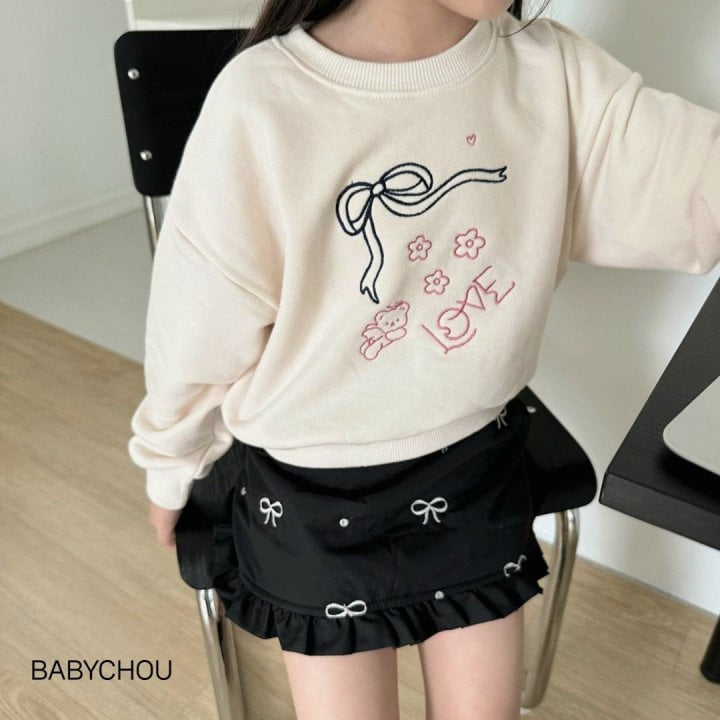 Babychou - Korean Children Fashion - #childrensboutique - Play Bear Sweatshirts - 12