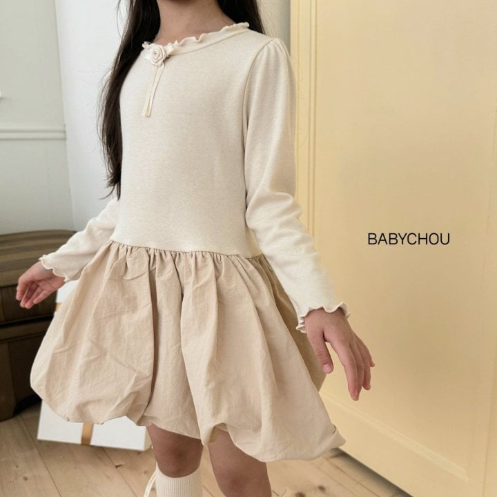 Babychou - Korean Children Fashion - #designkidswear - Chou Pumpkin Dress - 7