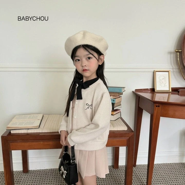 Babychou - Korean Children Fashion - #designkidswear - Estee Cardigan - 6