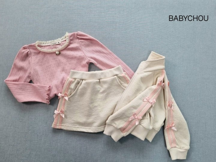 Babychou - Korean Children Fashion - #designkidswear - IV Puff Tee - 10