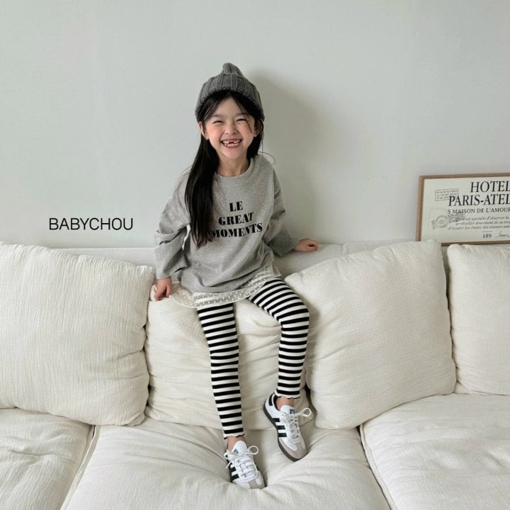 Babychou - Korean Children Fashion - #discoveringself - Moments Long Tee - 9