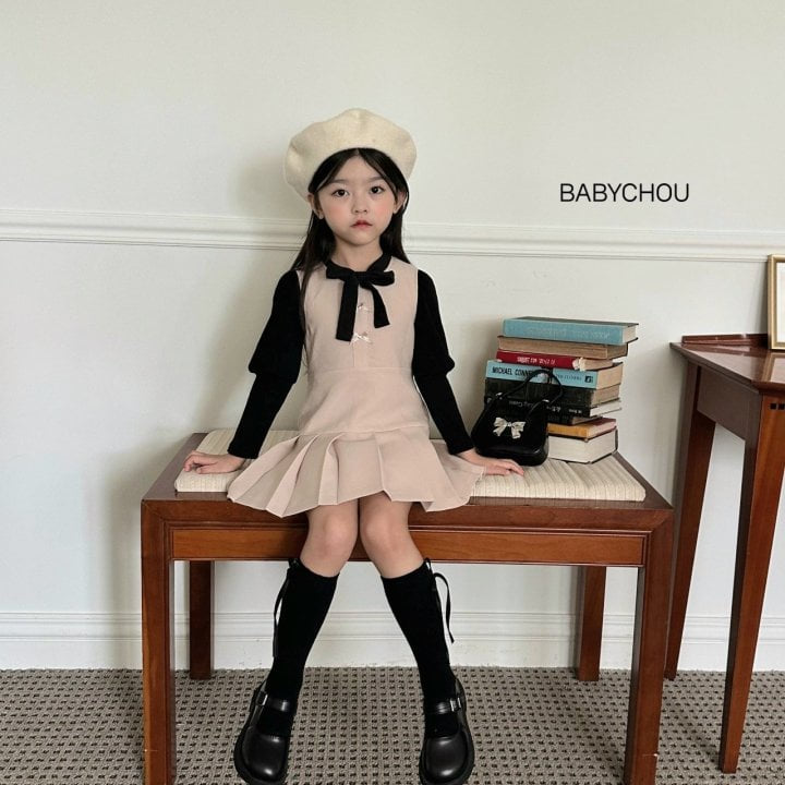 Babychou - Korean Children Fashion - #designkidswear - Amy Dress - 4