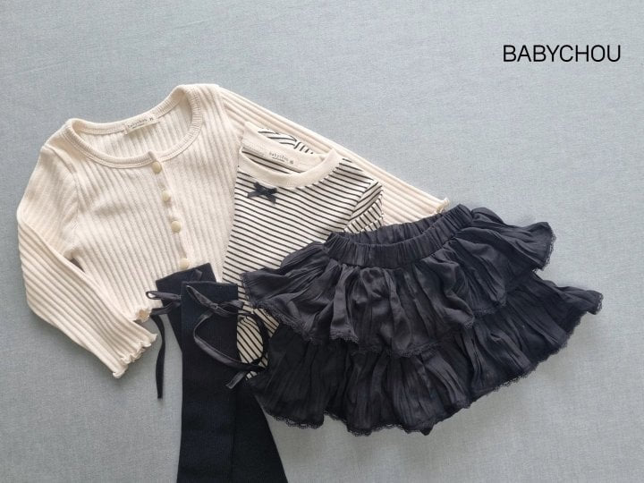 Babychou - Korean Children Fashion - #discoveringself - Charlotte Cancan Skirt - 3