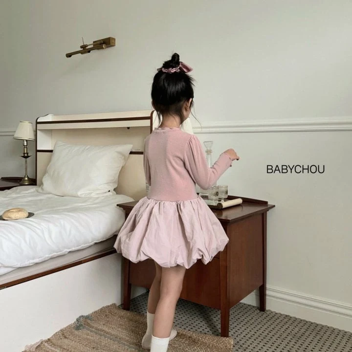 Babychou - Korean Children Fashion - #kidsshorts - Chou Pumpkin Dress - 10