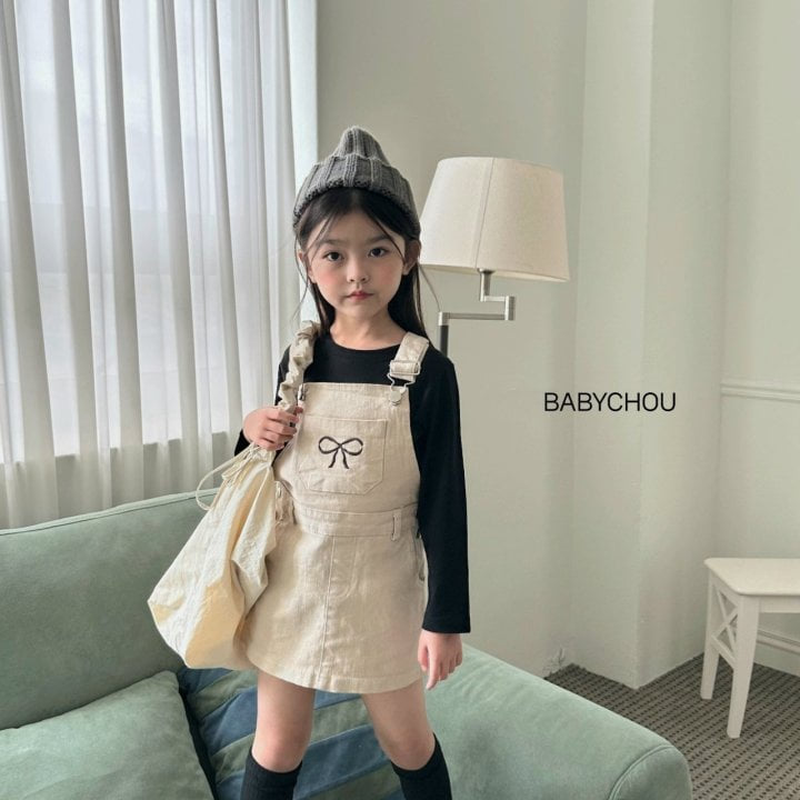 Babychou - Korean Children Fashion - #kidsshorts - Y Overalls One-piece - 8