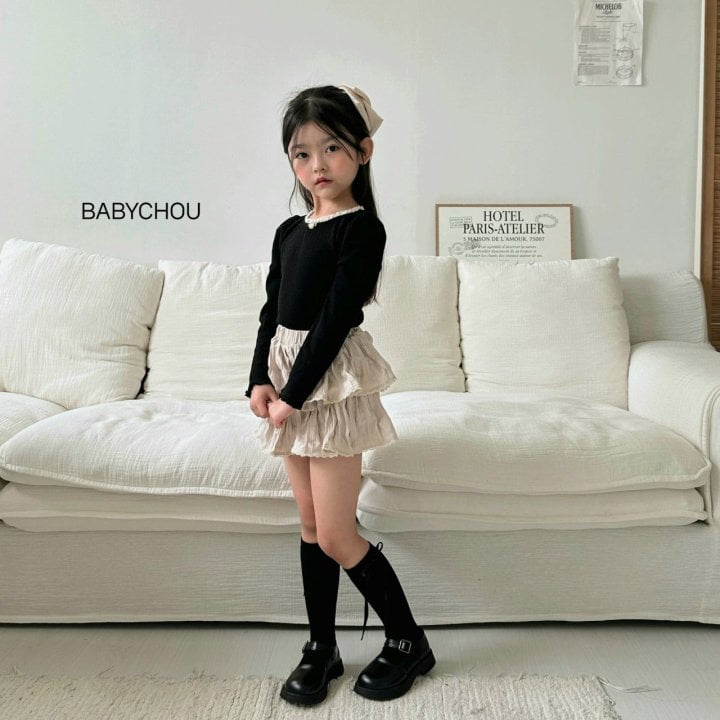 Babychou - Korean Children Fashion - #kidsstore - Charlotte Cancan Skirt - 6