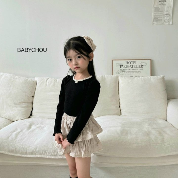 Babychou - Korean Children Fashion - #kidzfashiontrend - Charlotte Cancan Skirt - 7