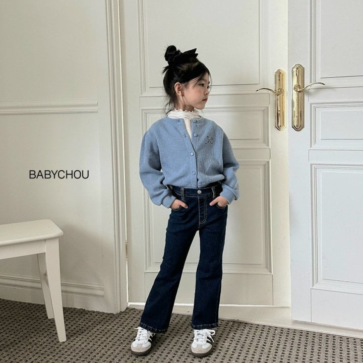 Babychou - Korean Children Fashion - #magicofchildhood - Unbalance Bootscut Pants - 6