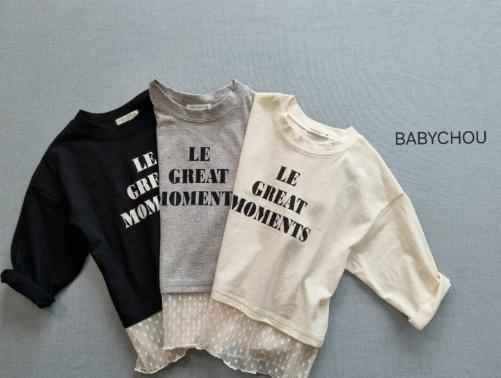 Babychou - Korean Children Fashion - #minifashionista - Moments Long Tee