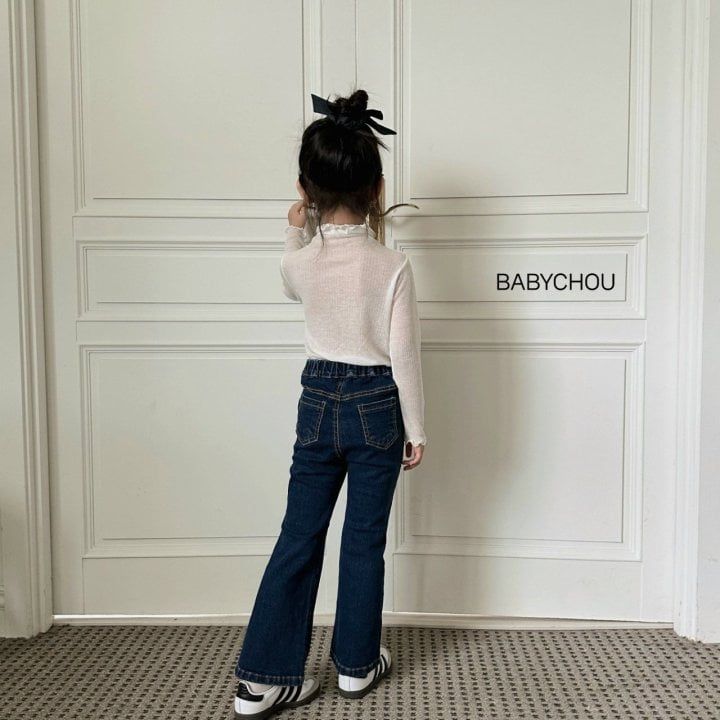 Babychou - Korean Children Fashion - #magicofchildhood - Slim Turtleneck Tee - 4