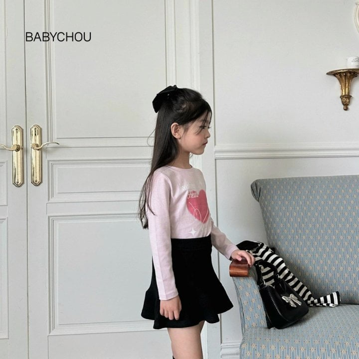 Babychou - Korean Children Fashion - #minifashionista - Twinkle Heart Tee - 8