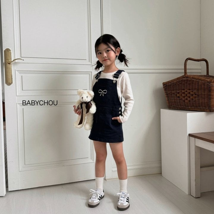 Babychou - Korean Children Fashion - #minifashionista - Under Frill Tee - 4