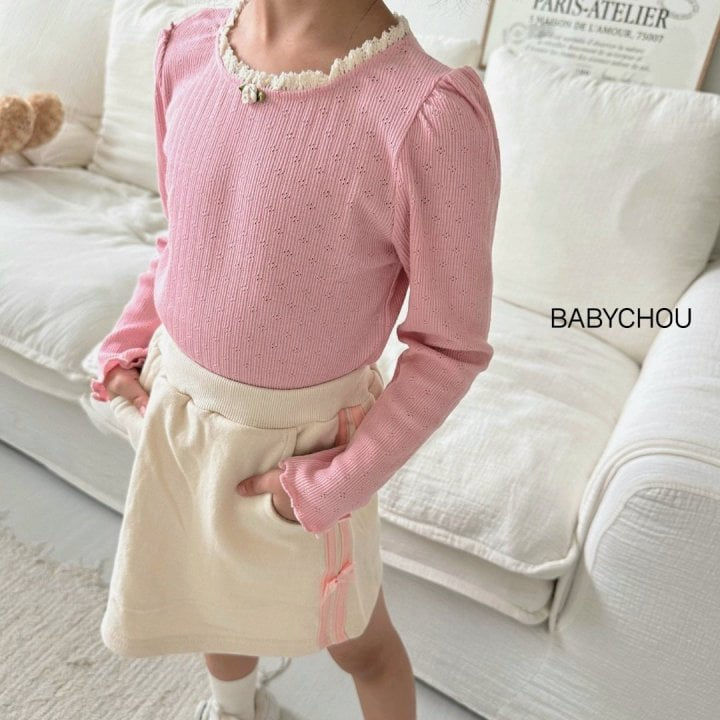 Babychou - Korean Children Fashion - #prettylittlegirls - Sugar Ribbon Skirt - 11