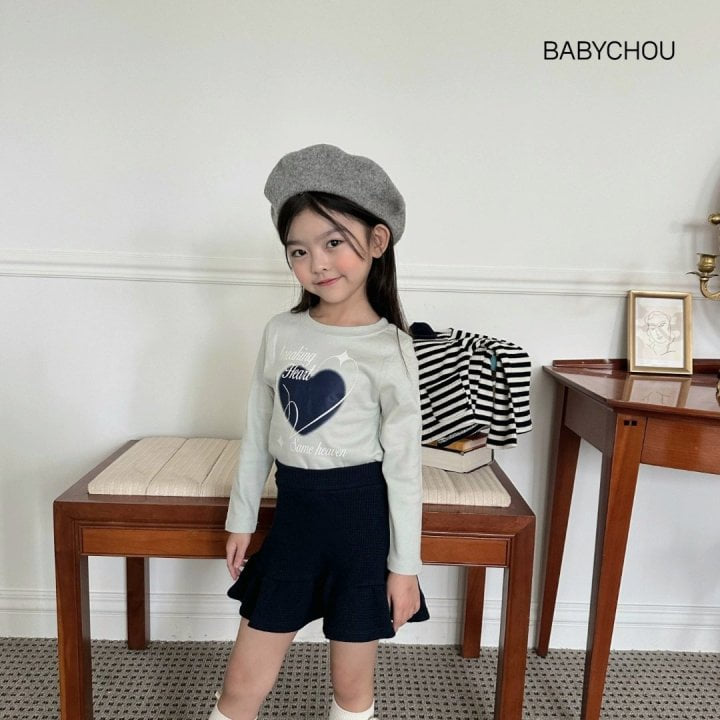 Babychou - Korean Children Fashion - #stylishchildhood - Twinkle Heart Tee - 12