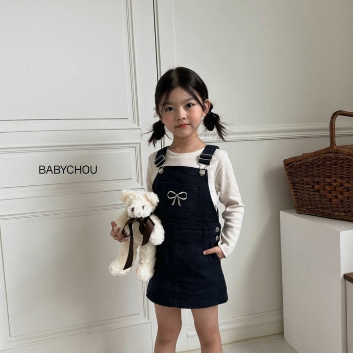 Babychou - Korean Children Fashion - #toddlerclothing - Under Frill Tee - 6