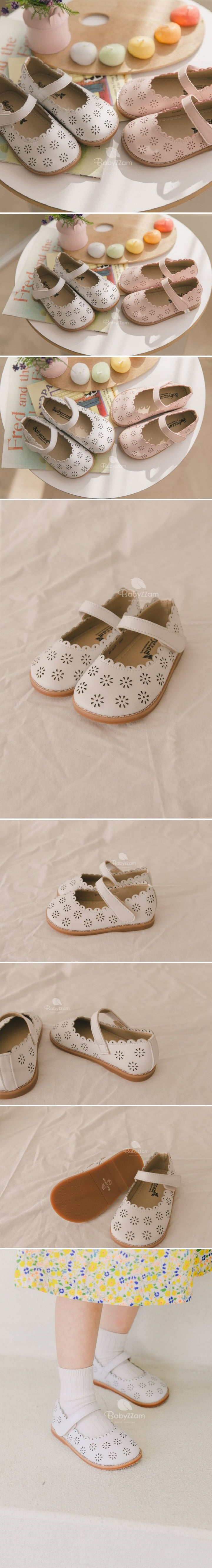 Babyzzam - Korean Children Fashion - #Kfashion4kids - Flower Flat