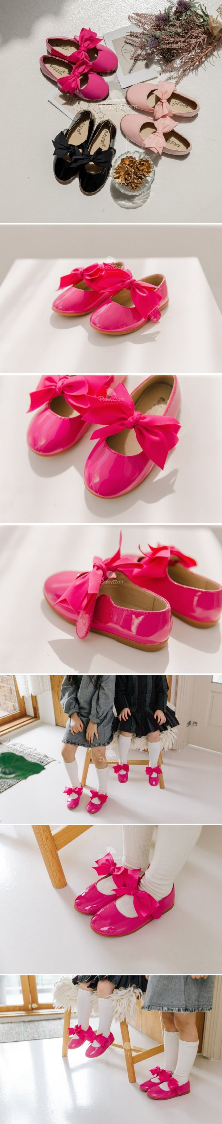 Babyzzam - Korean Children Fashion - #todddlerfashion - Vivian Ribbon Flat