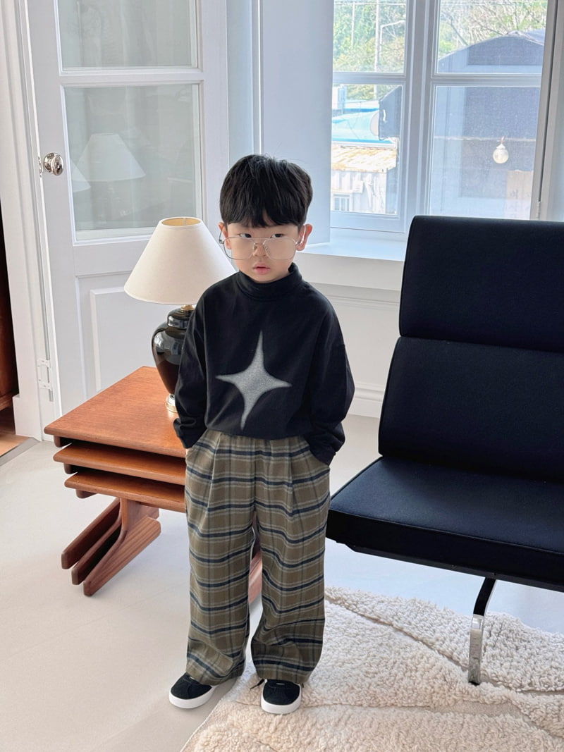 Bailey - Korean Children Fashion - #Kfashion4kids - Autumn Check Slacks - 7