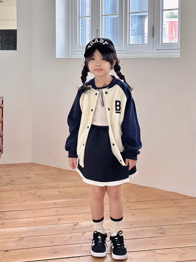 Bailey - Korean Children Fashion - #childofig - Fleece Baseball Jumper - 12