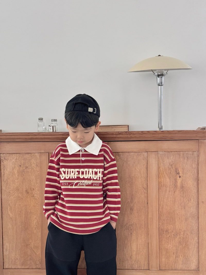 Bailey - Korean Children Fashion - #discoveringself - Stripe Collar Tee - 7