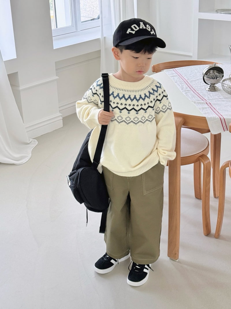 Bailey - Korean Children Fashion - #kidsshorts - Stitch Out Pants - 12