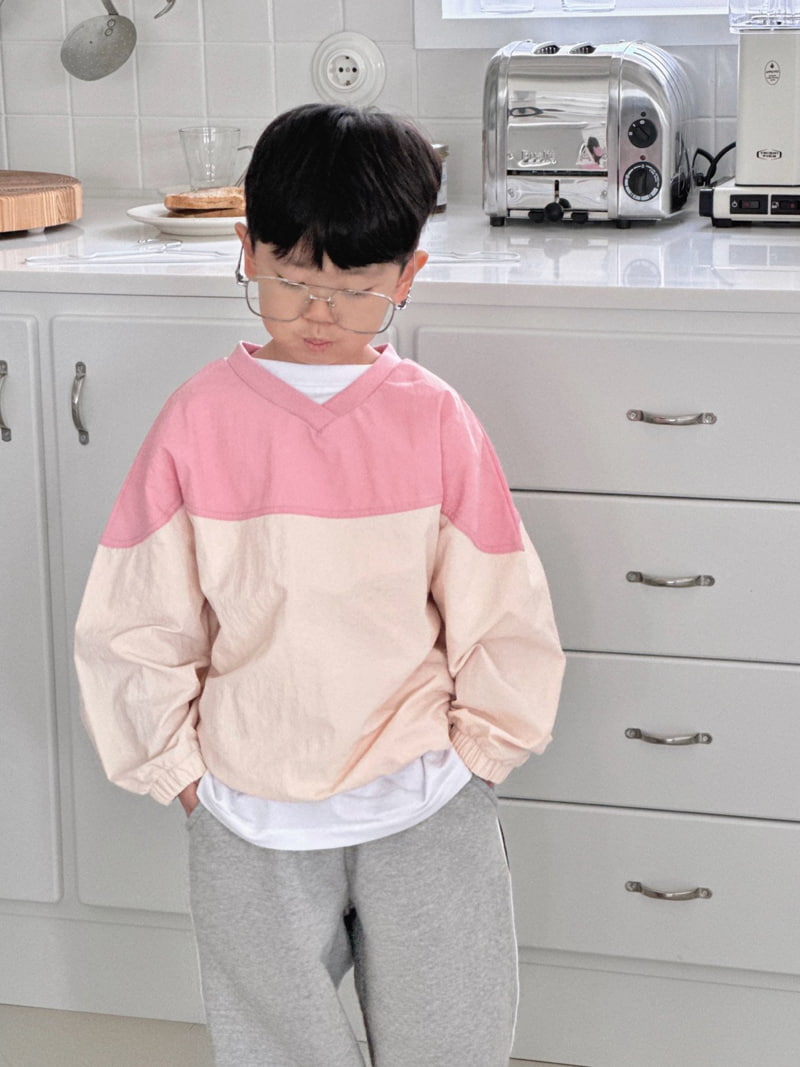 Bailey - Korean Children Fashion - #littlefashionista - Colored V Neck Pullover - 9