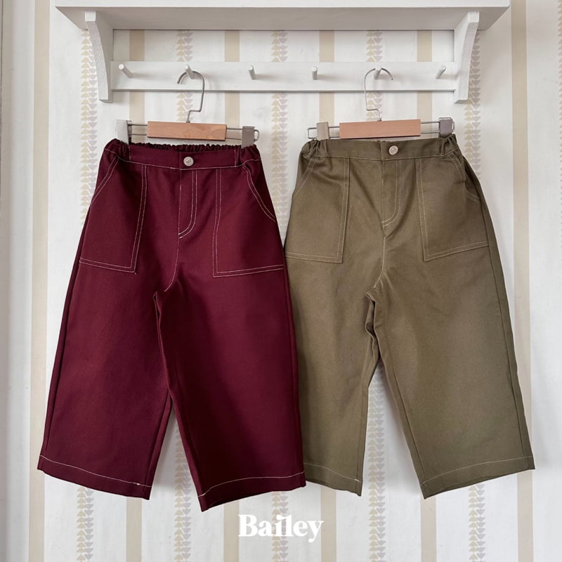 Bailey - Korean Children Fashion - #magicofchildhood - Stitch Out Pants