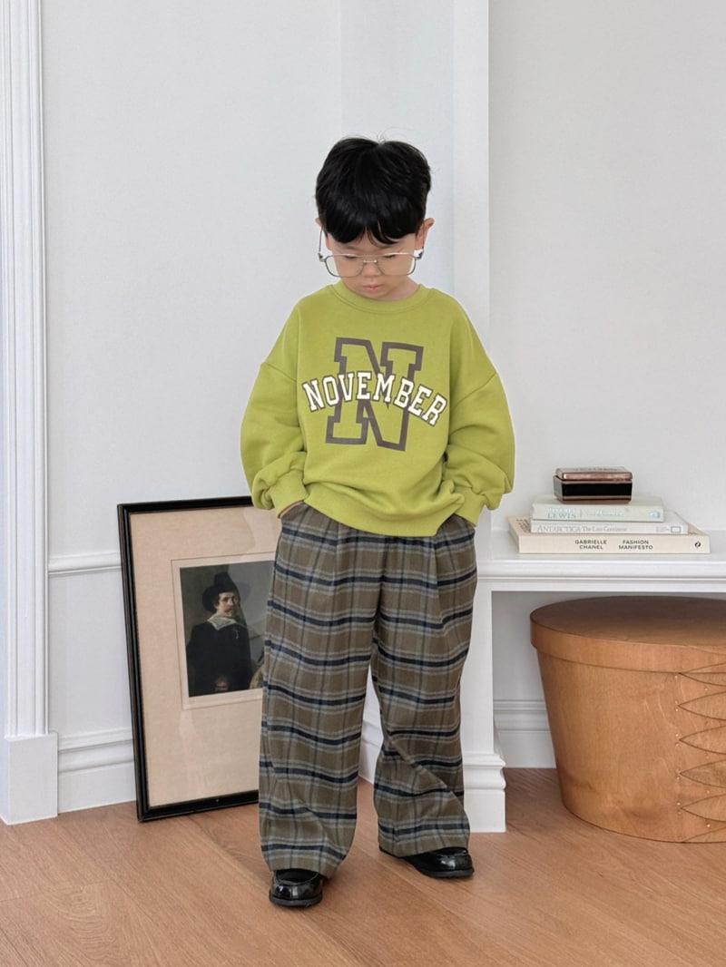 Bailey - Korean Children Fashion - #minifashionista - Autumn Check Slacks - 10