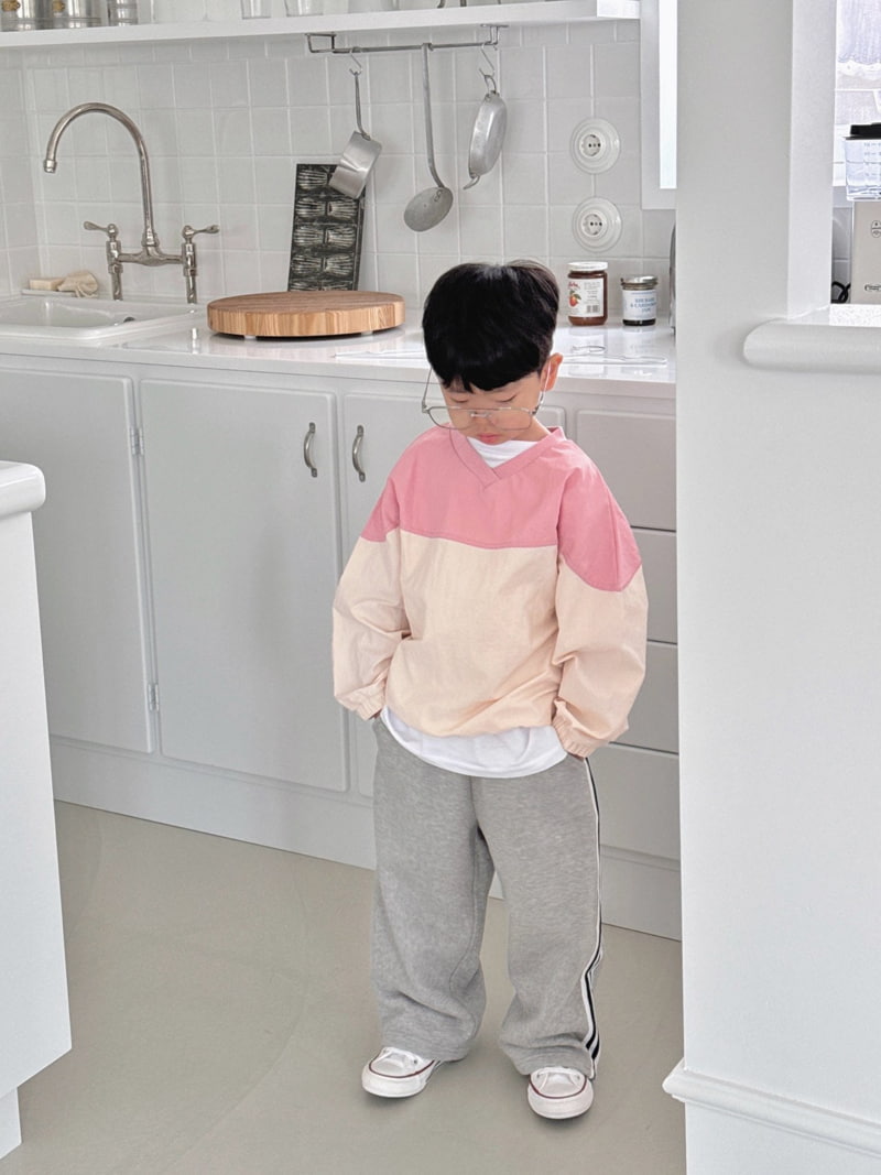 Bailey - Korean Children Fashion - #prettylittlegirls - Colored V Neck Pullover - 12