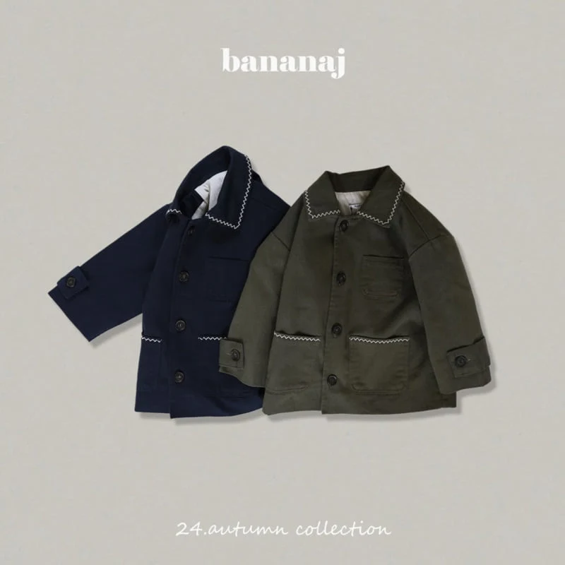 Banana J - Korean Children Fashion - #Kfashion4kids - Woodie Work Jacket