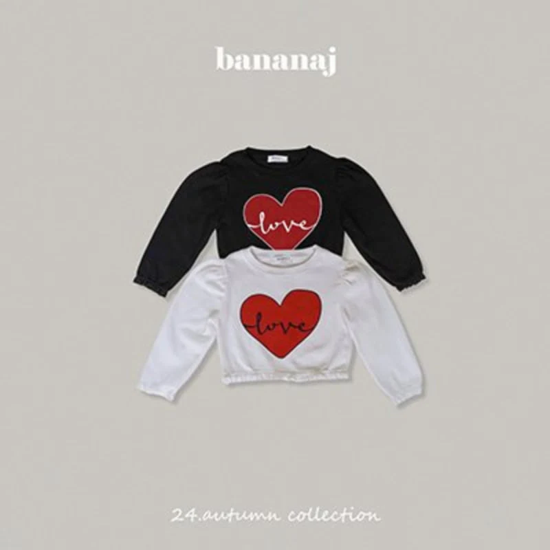 Banana J - Korean Children Fashion - #childofig - Love Tee