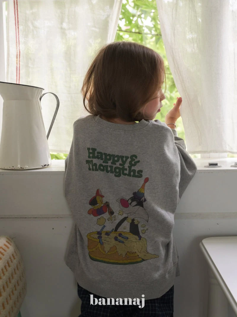 Banana J - Korean Children Fashion - #kidzfashiontrend - Happy Thought Tee - 10