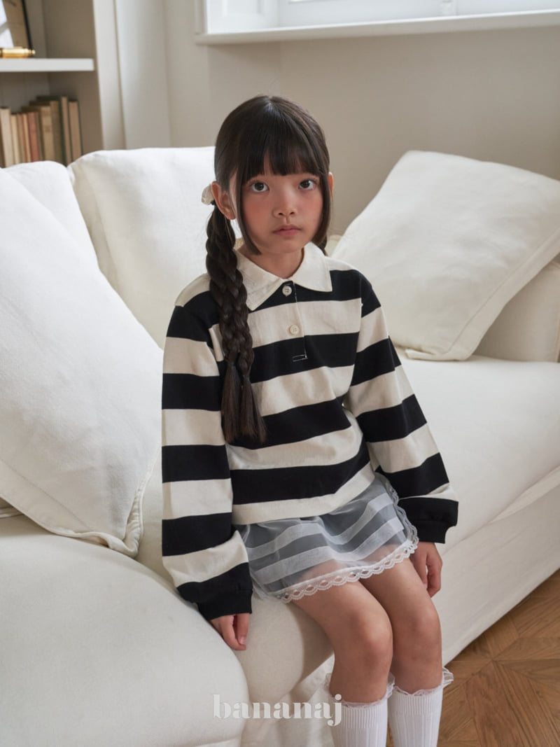 Banana J - Korean Children Fashion - #magicofchildhood - Mine Collar Tee - 6