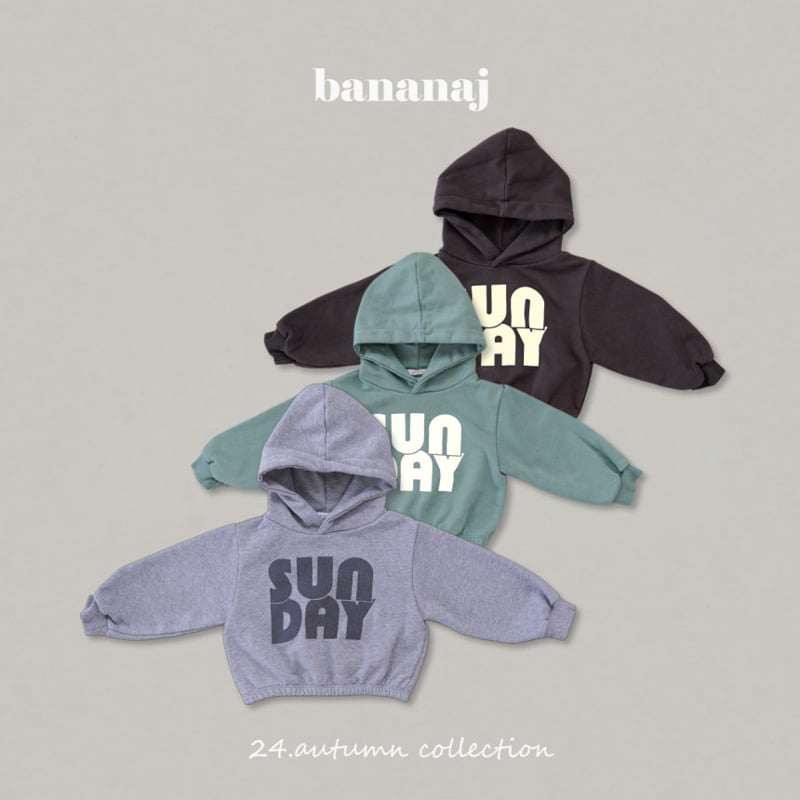 Banana J - Korean Children Fashion - #minifashionista - Sunday Hoodie