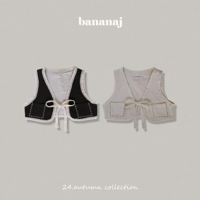 Banana J - Korean Children Fashion - #todddlerfashion - Berry Vest