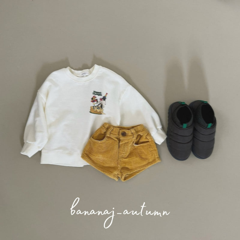 Banana J - Korean Children Fashion - #todddlerfashion - Peanut Corduroy Short - 7