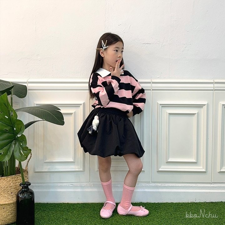 Bbonchu - Korean Children Fashion - #Kfashion4kids - Rugby Collar Tee - 3