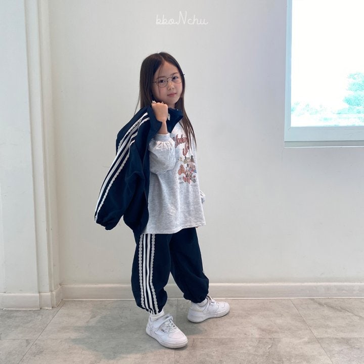 Bbonchu - Korean Children Fashion - #childofig - Heart Line Pants - 5