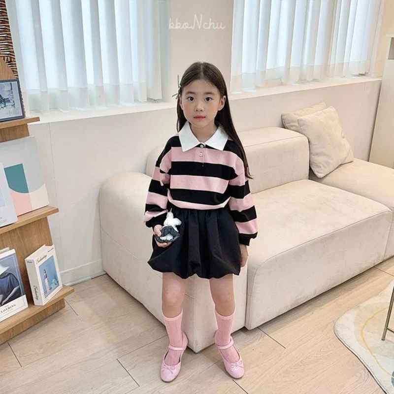 Bbonchu - Korean Children Fashion - #childrensboutique - Rugby Collar Tee - 10