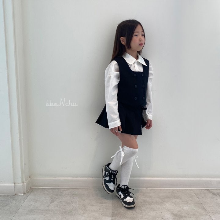 Bbonchu - Korean Children Fashion - #childrensboutique - High Girl Vest - 2