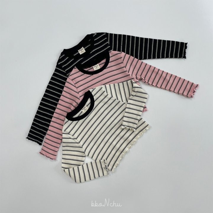 Bbonchu - Korean Children Fashion - #designkidswear - Rib Crop Tee - 8