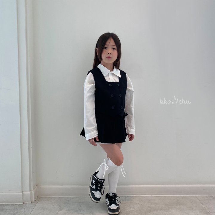 Bbonchu - Korean Children Fashion - #designkidswear - High Girl Vest - 3