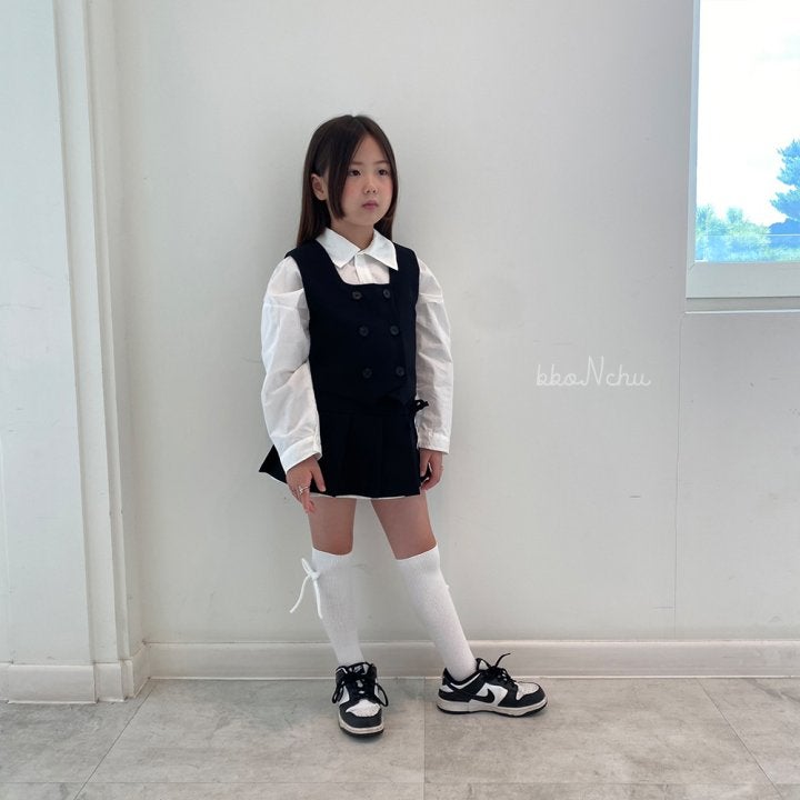 Bbonchu - Korean Children Fashion - #designkidswear - High Girl Vest - 4