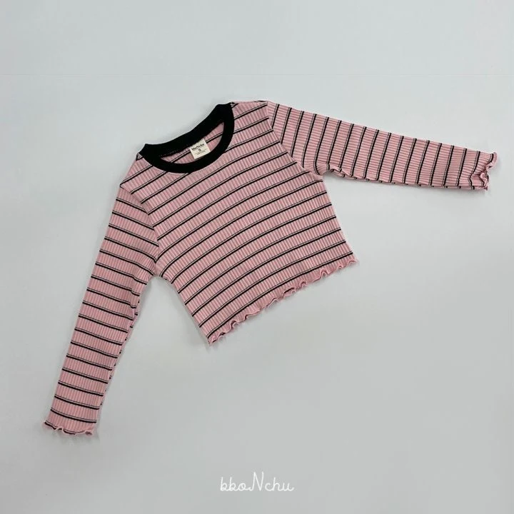 Bbonchu - Korean Children Fashion - #fashionkids - Rib Crop Tee - 10