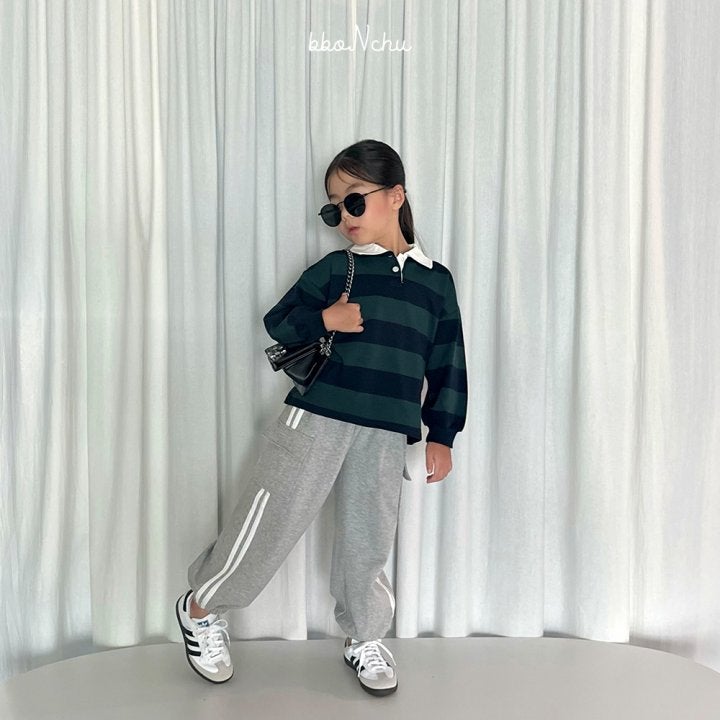 Bbonchu - Korean Children Fashion - #kidzfashiontrend - Track Jogger Pants - 2