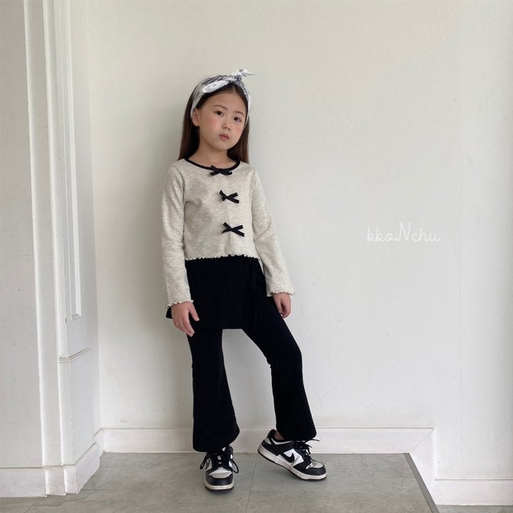 Bbonchu - Korean Children Fashion - #littlefashionista - Wrap Bootscut Pants - 2