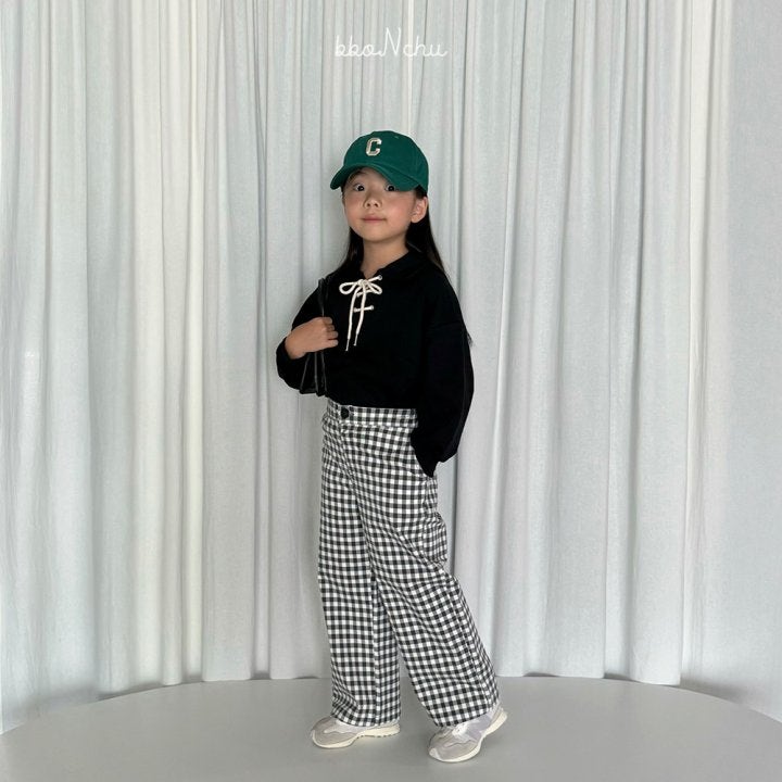 Bbonchu - Korean Children Fashion - #littlefashionista - Check Pants - 5