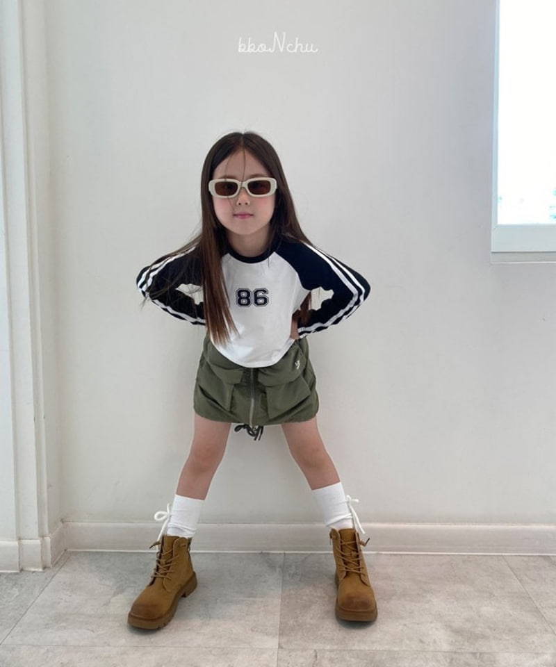 Bbonchu - Korean Children Fashion - #magicofchildhood - Number Raglan Tee - 5