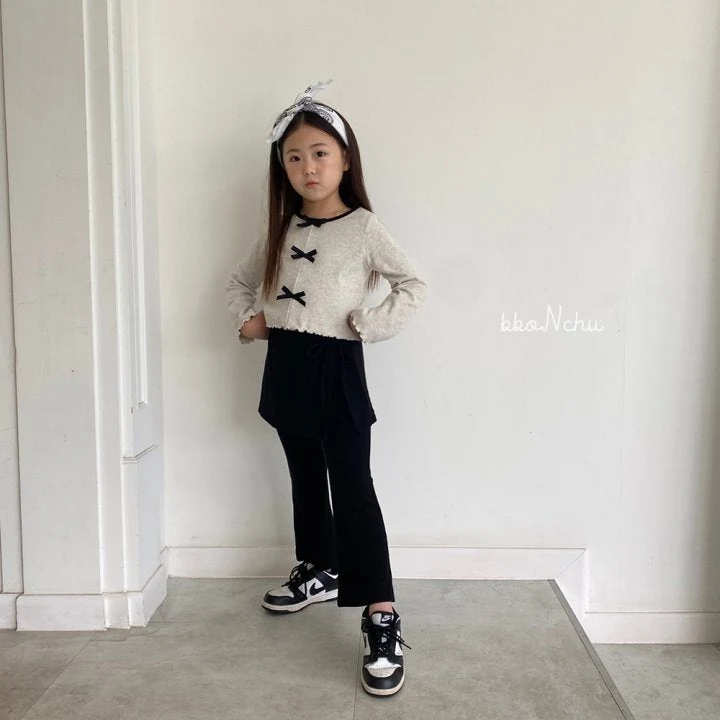 Bbonchu - Korean Children Fashion - #magicofchildhood - Wrap Bootscut Pants - 3