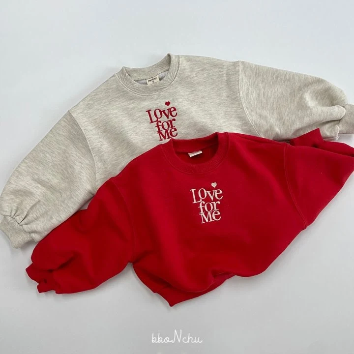 Bbonchu - Korean Children Fashion - #magicofchildhood - Love For Me Sweatshirts - 2